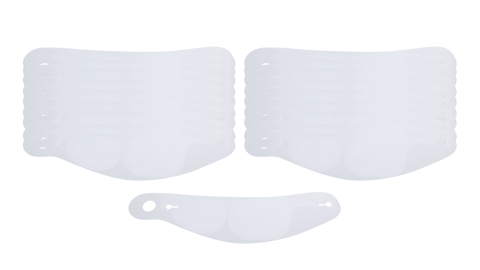 Bell Tear Offs and Components Thin Tear Offs 2mil 20pk 281/288 ShieldBell2030013 2030013