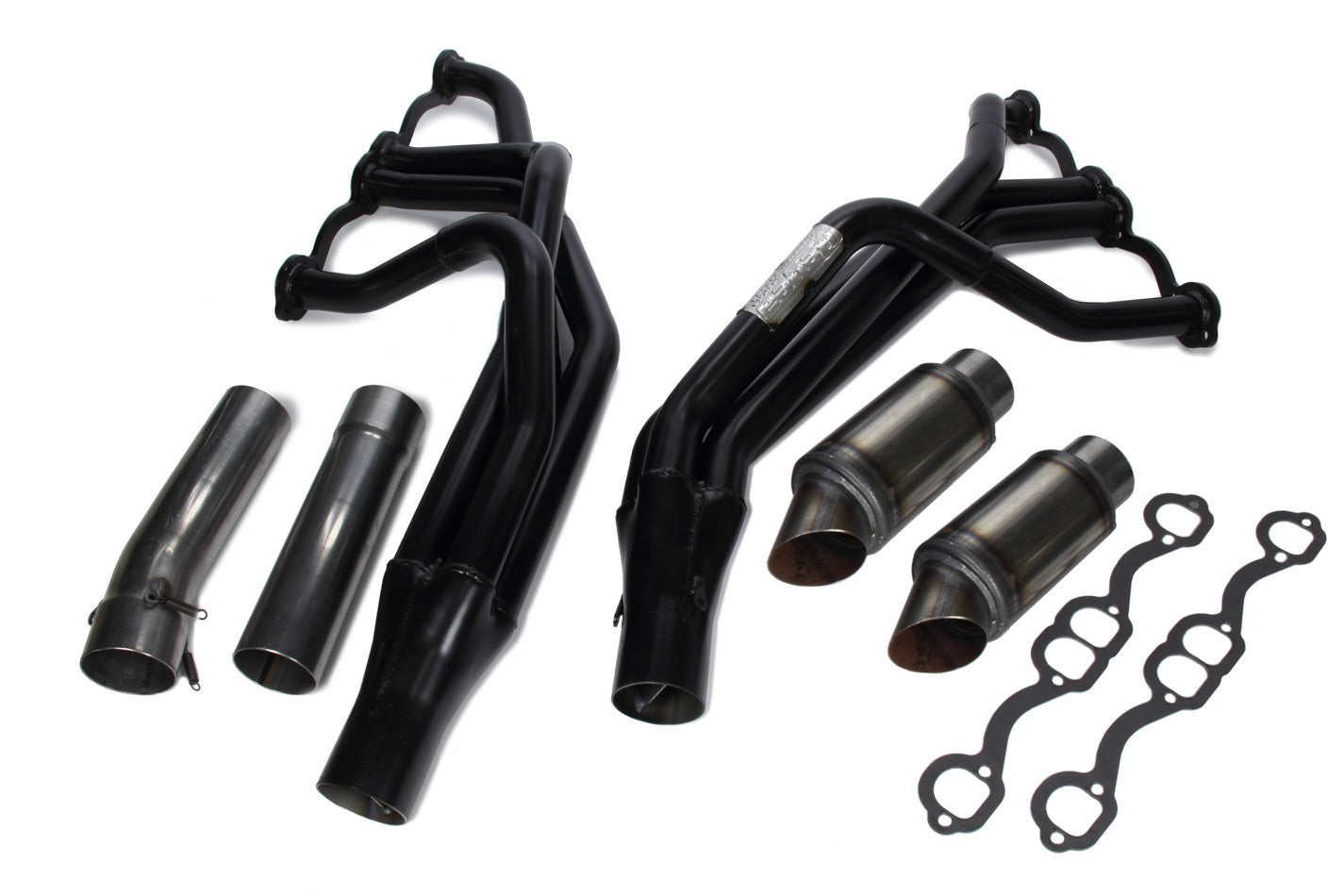 Beyea Exhaust Header SBC DLM Header 1-5/8 x 1/-3/4 Crate 2-3/4in Col DLM604-17-B