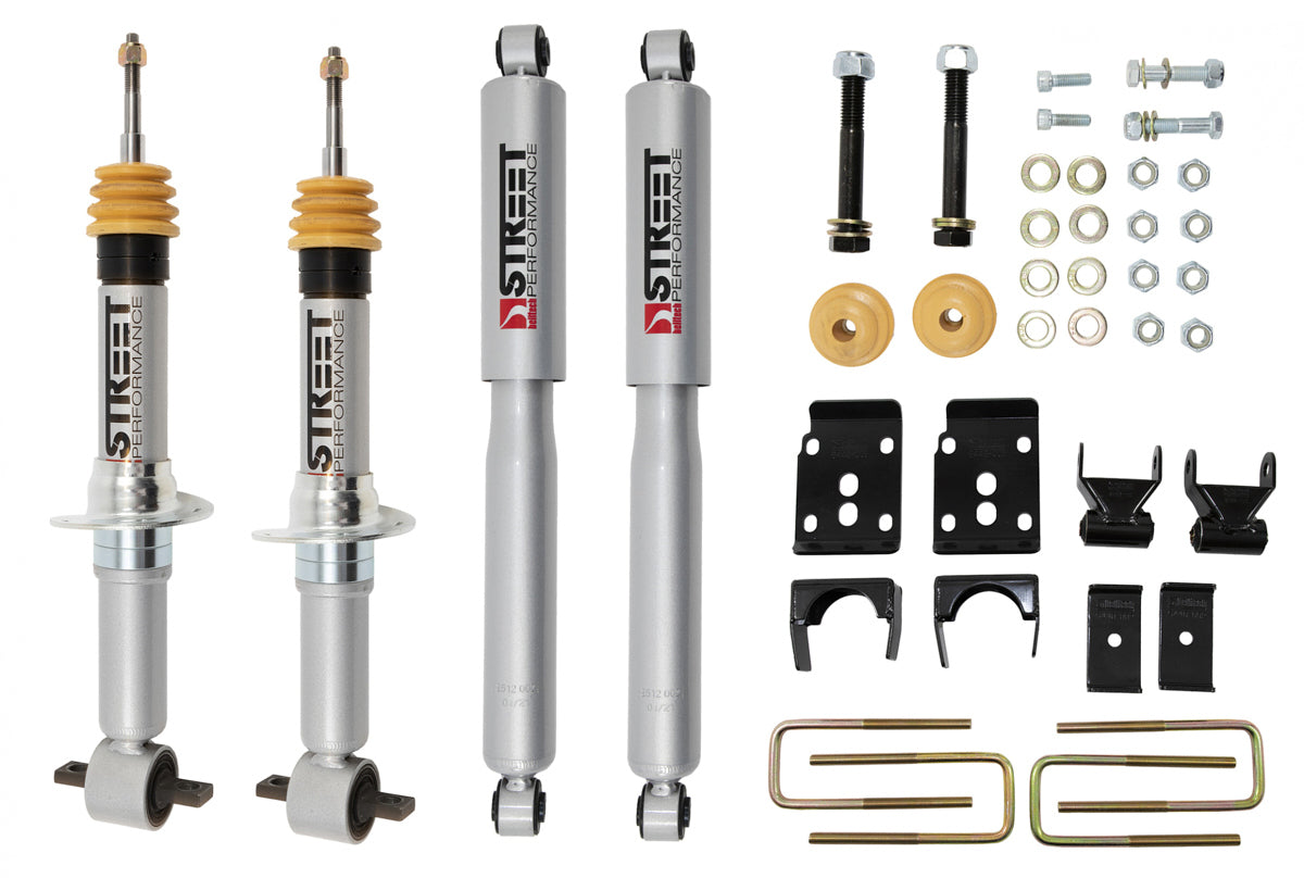 Belltech 2015-2020 Ford F-150 Lowering Kit 3 in Front / 5.5 in Rear 1000SP product image