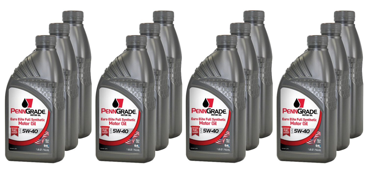 PennGrade 61366 Euro Elite 5w40 Case 12 X 1 Quart
