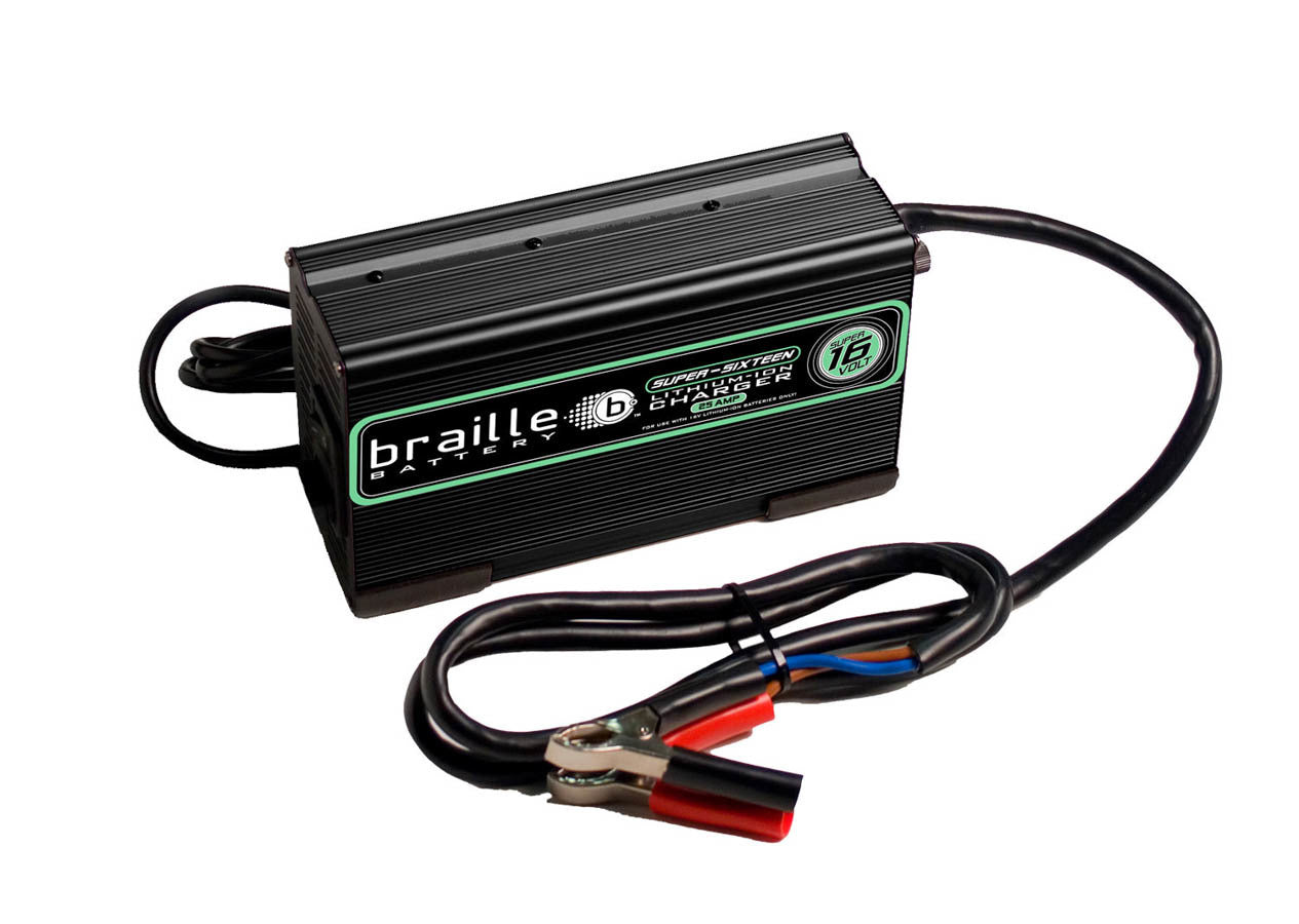 Braille Battery Battery Chargers Lithium Battery Charger Micro-Lite 16 Volt 25amp 16325L