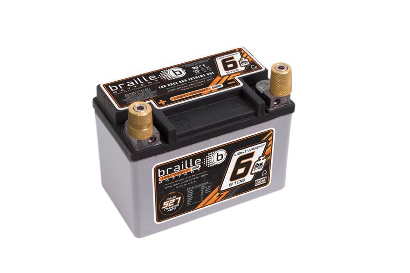 Braille Battery Batteries Racing Battery 6.6lbs 527 PCA 5.8x3.4x4.1 B106