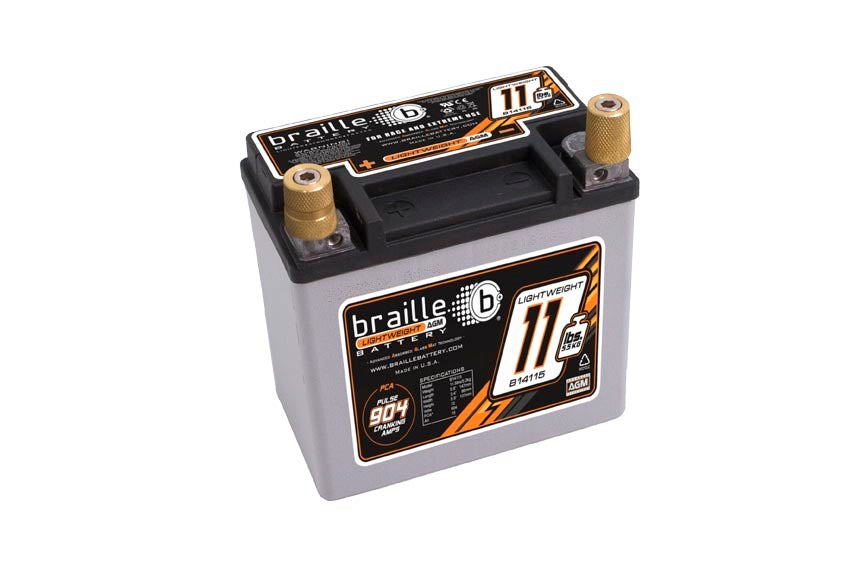 Braille Battery Batteries Racing Battery 11.5lbs 904 PCA 5.8x3.3x5.8 B14115