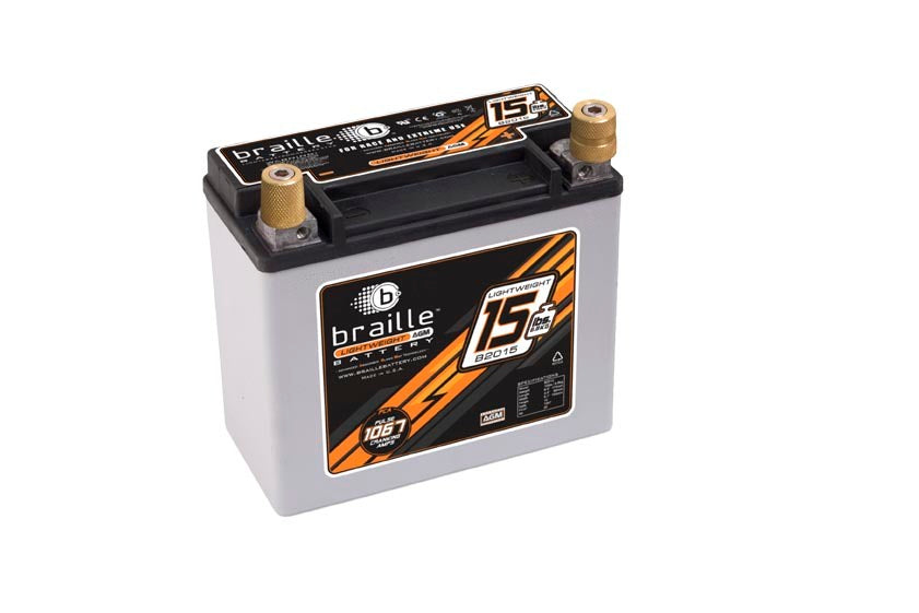 Braille Battery Batteries Racing Battery 15lbs 1067 PCA 6.8x3.3x6.1 B2015
