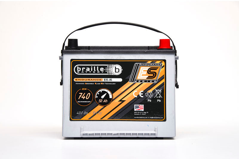Braille Battery Batteries 35/85 Endurance AGM Battery 740 CCA B35-85