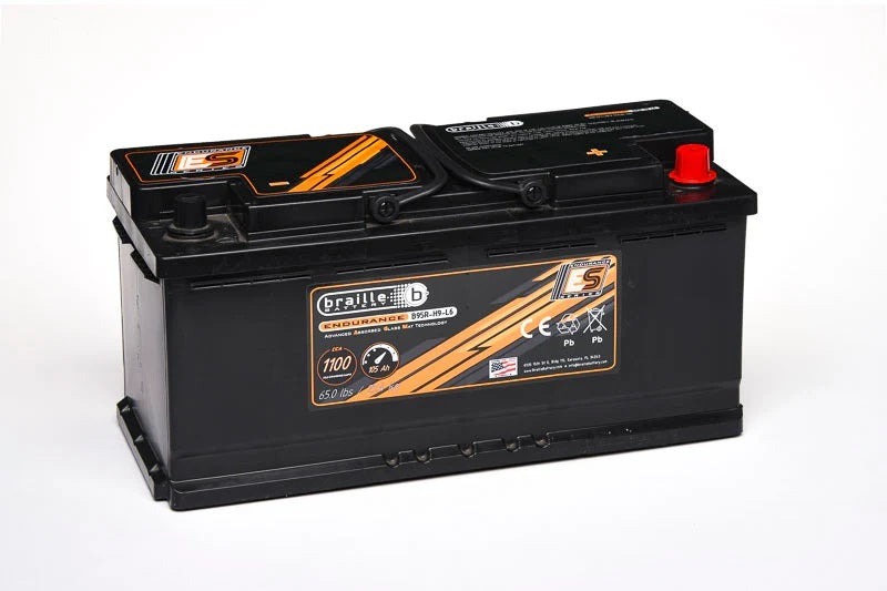 Braille Battery Batteries 95R-H7-L4 Endurance AGM Battery 1100 CCA B95R-H9-L6