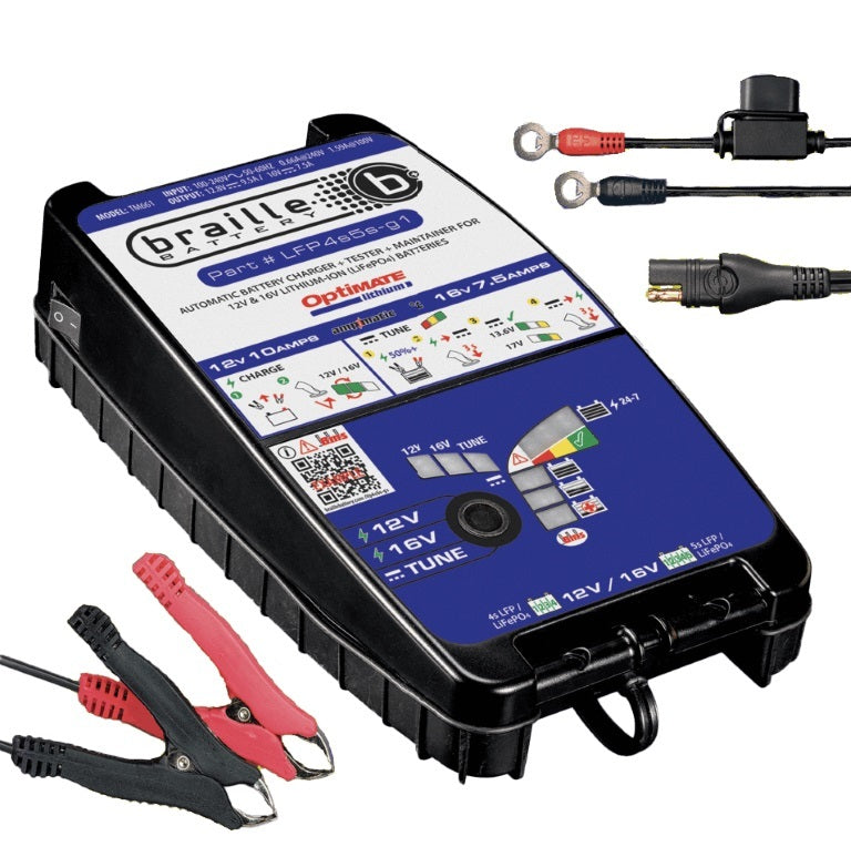 Braille Battery Battery Chargers 16-Volt Lithium Battery Charger TM661