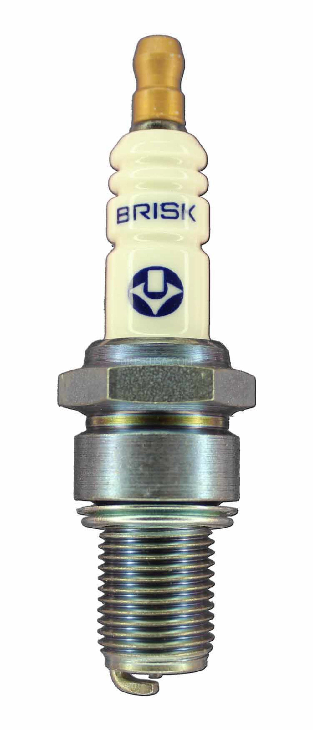 Brisk Wheel Accessory Spark Plug Silver Racing LR12SL