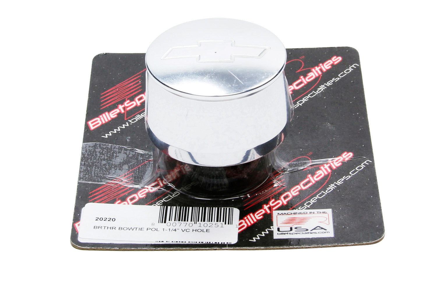Billet Specialties Bowtie Breather Fits 1-1/4 in VC Hole 20220
