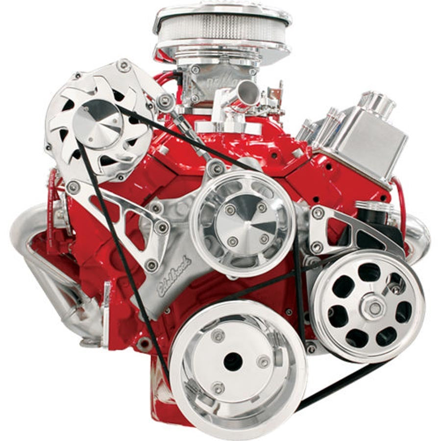 Billet Specialties Cooling Component SBC LWP Serpentine Conversion KIt Black FM2111PC
