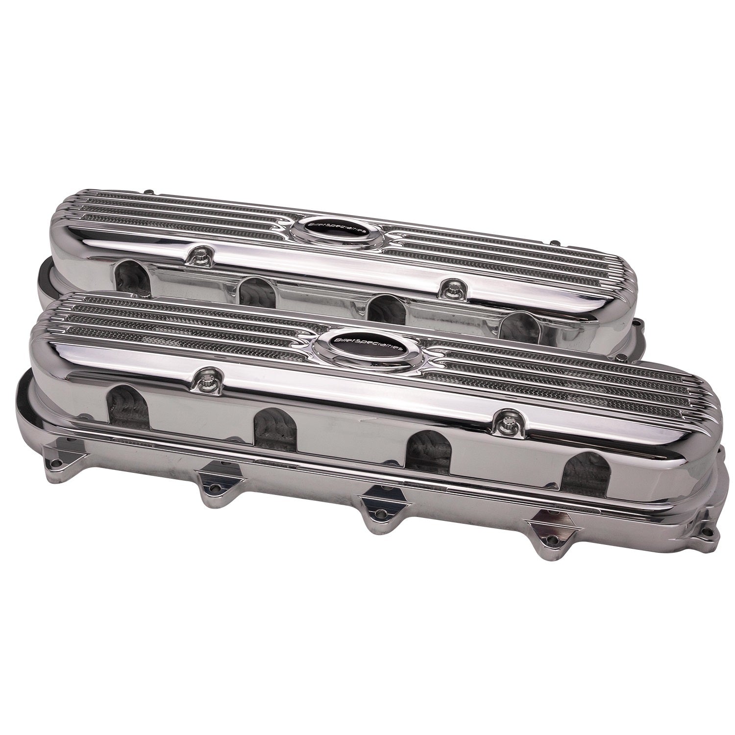 Billet Specialties Ignition Component Valve Covers Gen V LT Ribbed Polished P95570