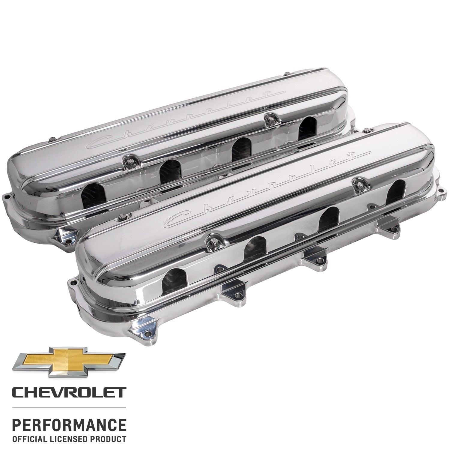Billet Specialties Ignition Component Valve Covers Gen V LT Chevrolet Script Pol. P95580
