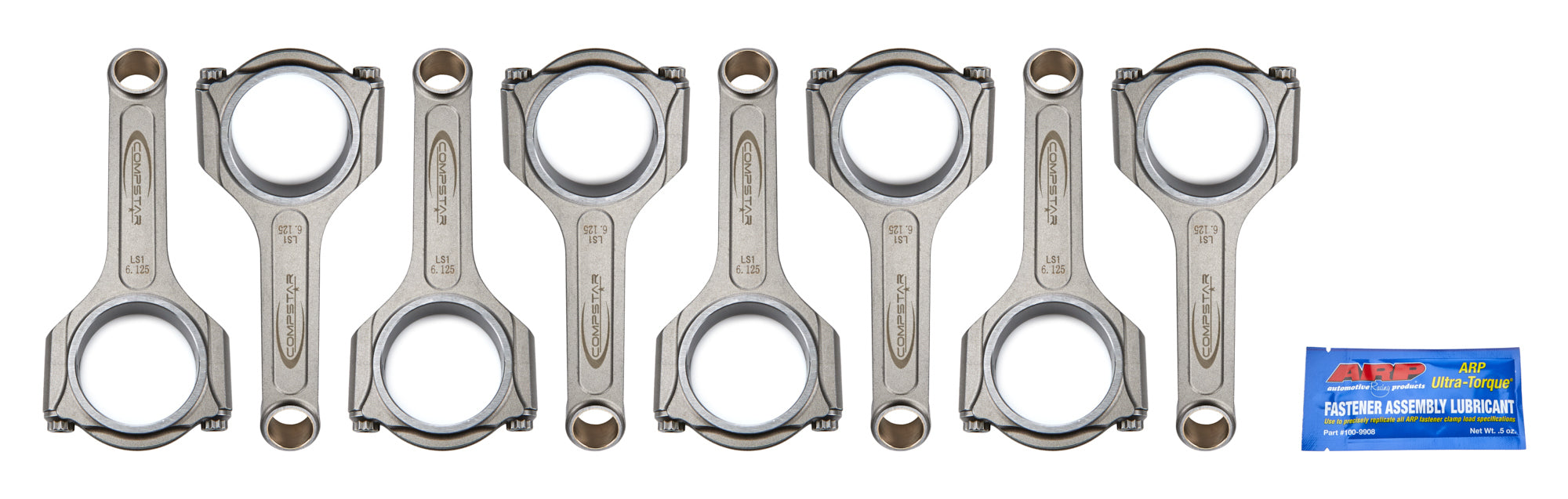 Callies Connecting Rods GM LS Compstar Extreme H-Beam Rods 6.125 CSC6125DS2A2AX