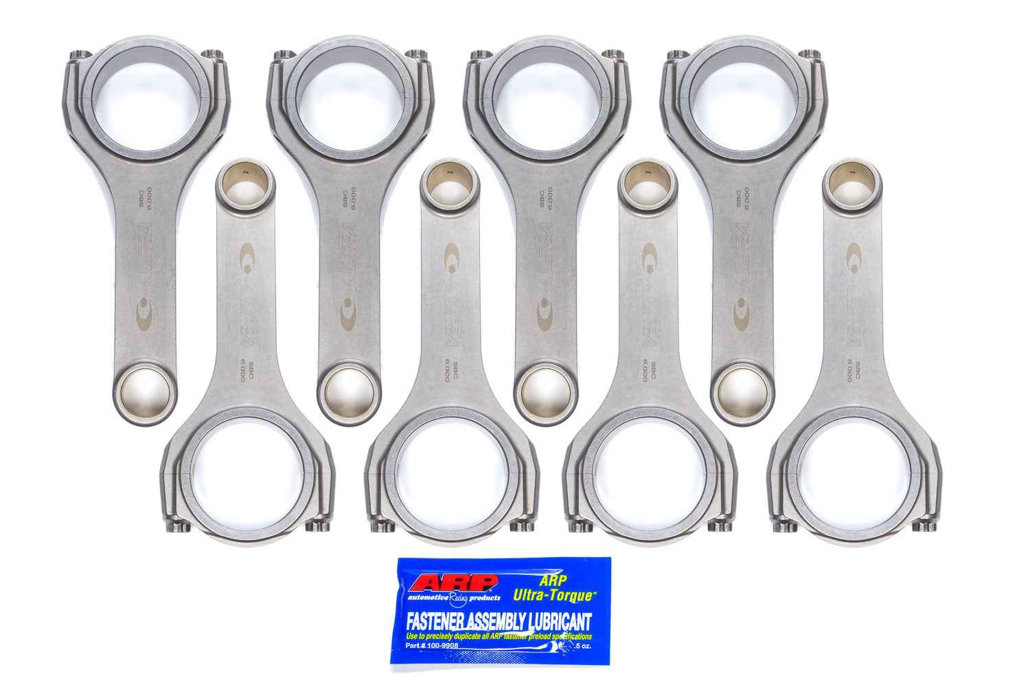 Callies Connecting Rods SBC Forged H-Beam Rods 6.000/2.100 U16100