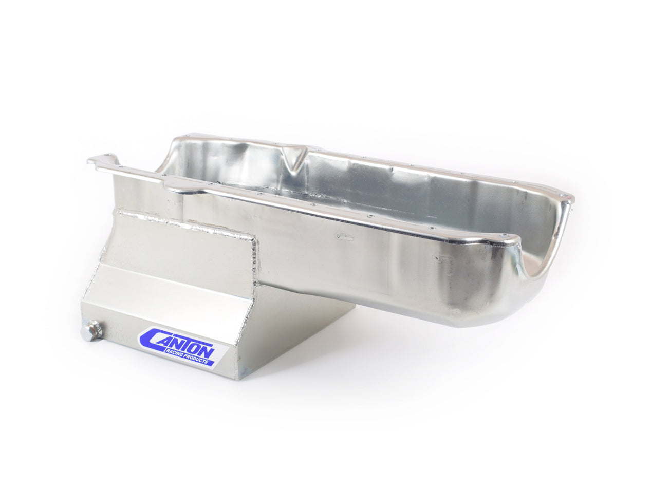 Canton Engine Component SBC T-Sump Drag Race Oil Pan - 8qt. 13-100