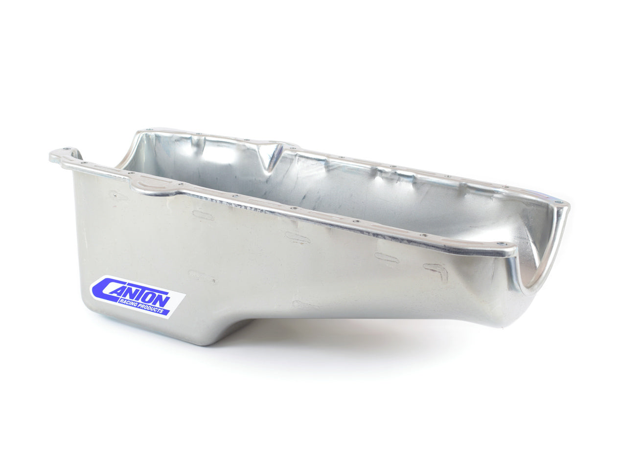 Canton Engine Component Oil Pan - SBC Stock Appearing- Pre-80 15-010