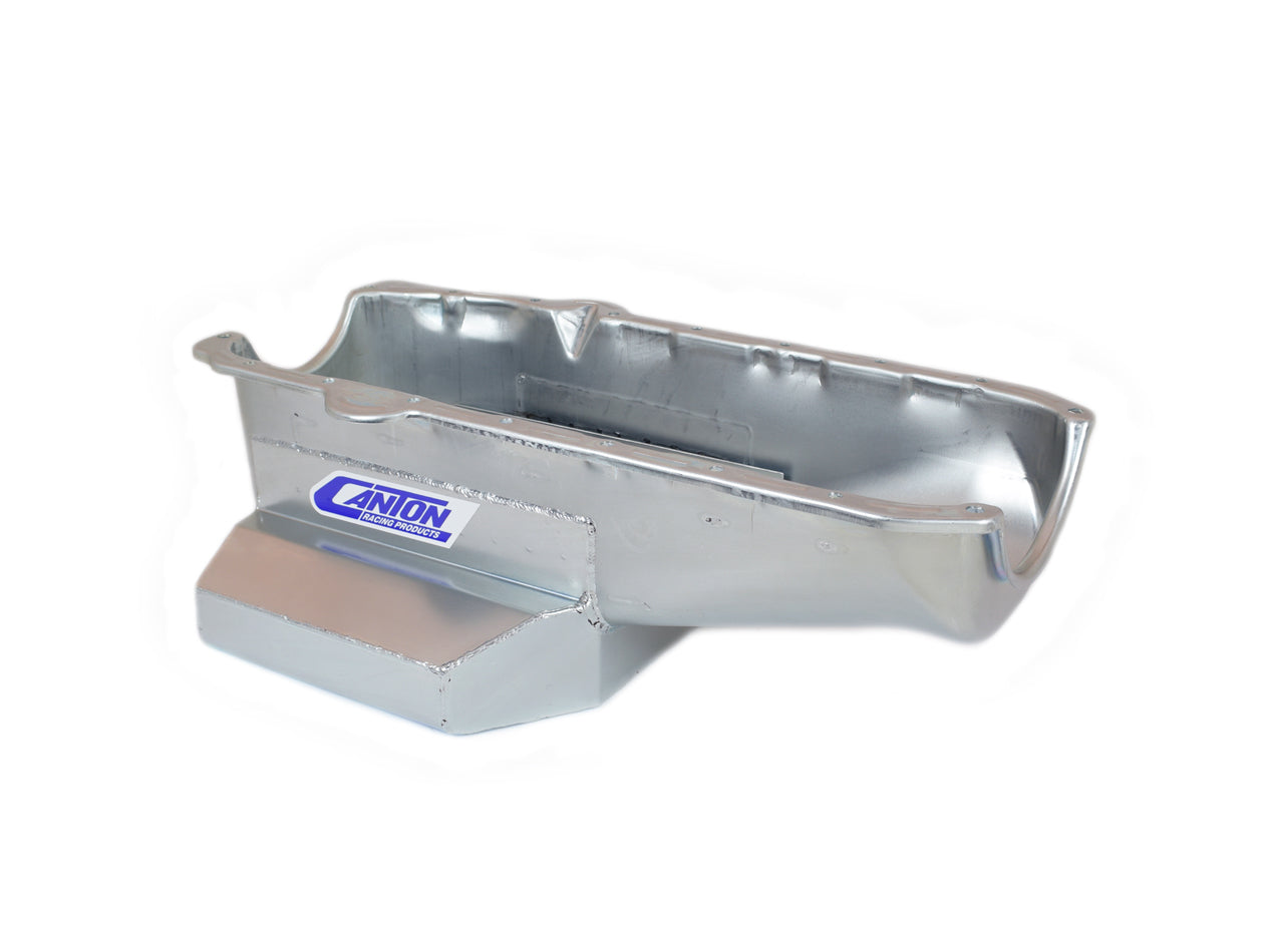 Canton Engine Component SBC Vette Road Race Oil Pan - 2pc. Rear Main 15-240