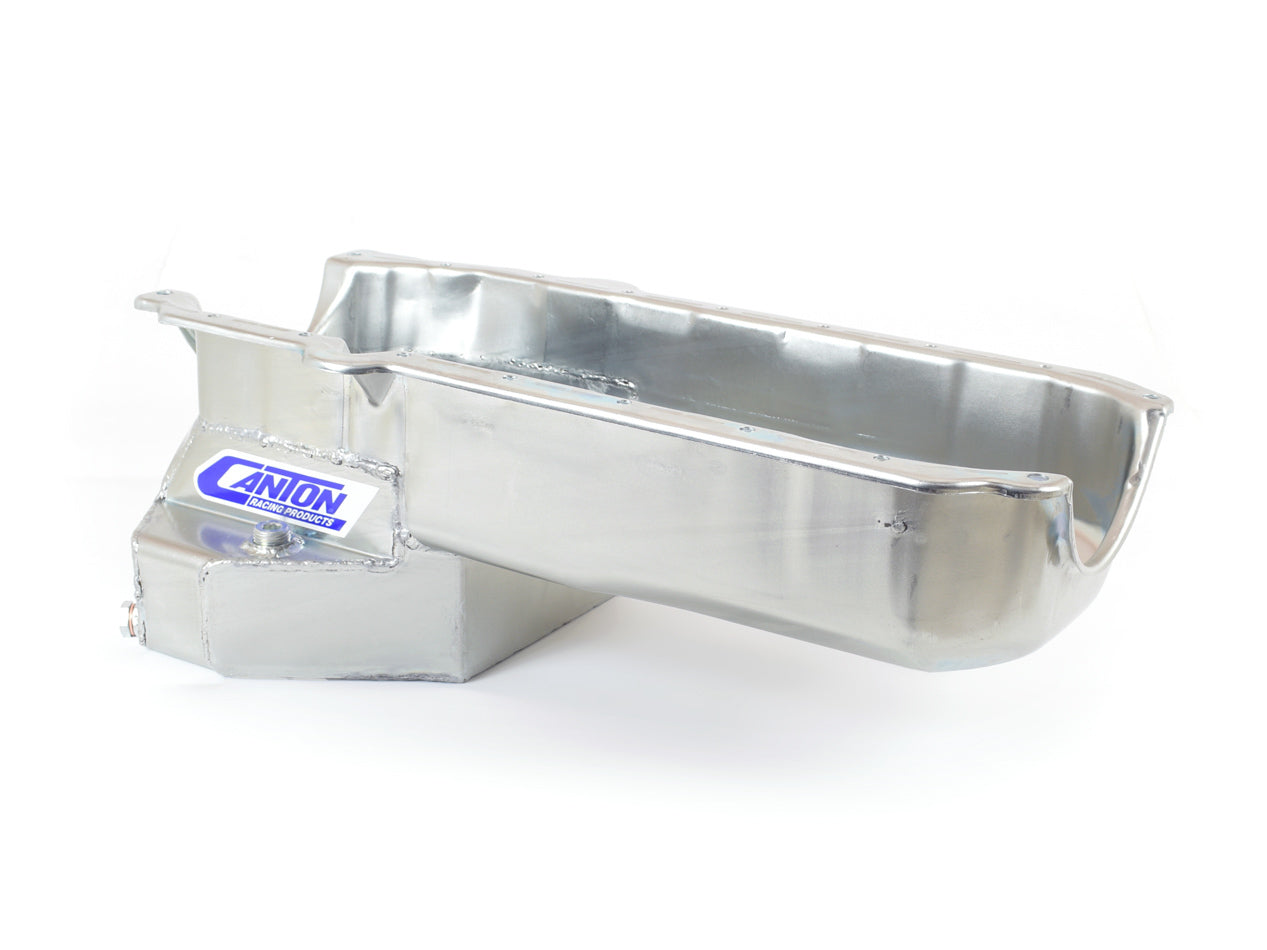 Canton Engine Component SBC R/R Oil Pan - 7qt. W/1pc. Rear Main 15-244T