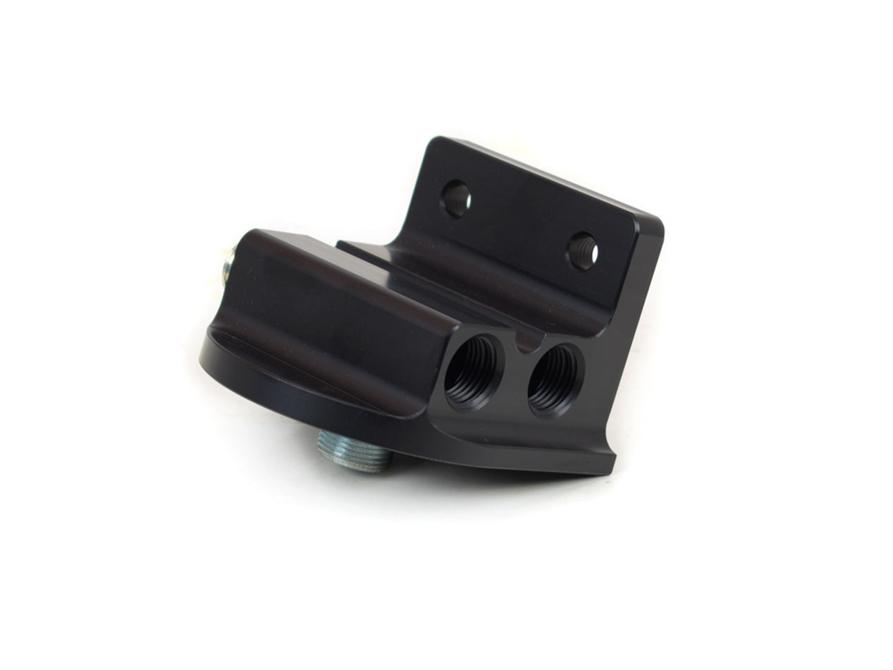 Canton Oil Filter Relocation Kits and Components Billet Alm Remote Oil Filter Mount 22mm Thread 22-623