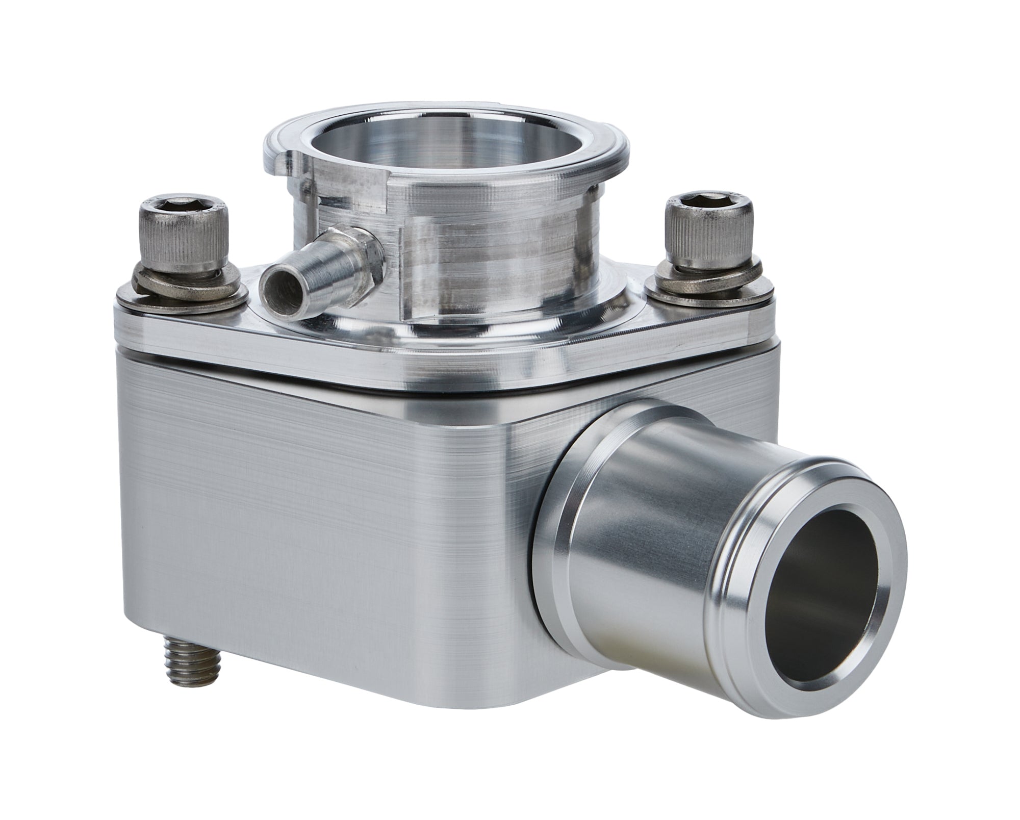Canton Water Necks - Thermostat Housings Billet Water Filler Neck w/1.5 Hose Fitting 80-005