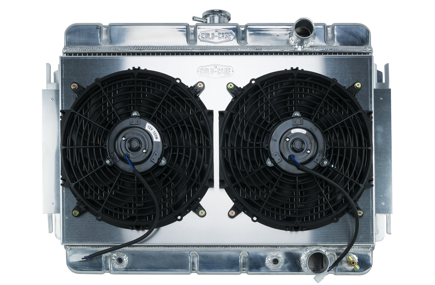 COLD-CASE Radiators 64 65 Chevelle Radiator & Dual 12In Fan Kit At Radiators CHE541AK