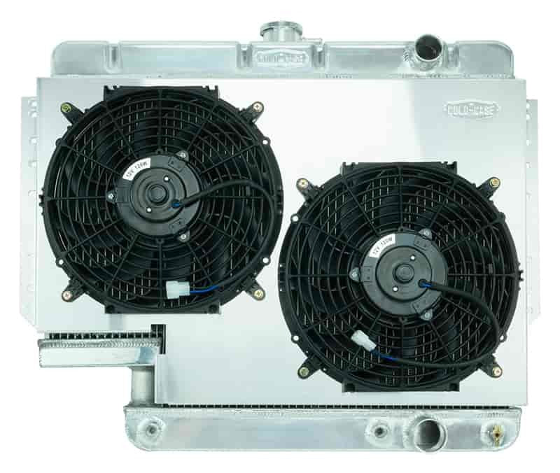 COLD-CASE Radiators Aluminum Radiator 61 65 Impala With500 Steer Box Radiators CHI565A-5K
