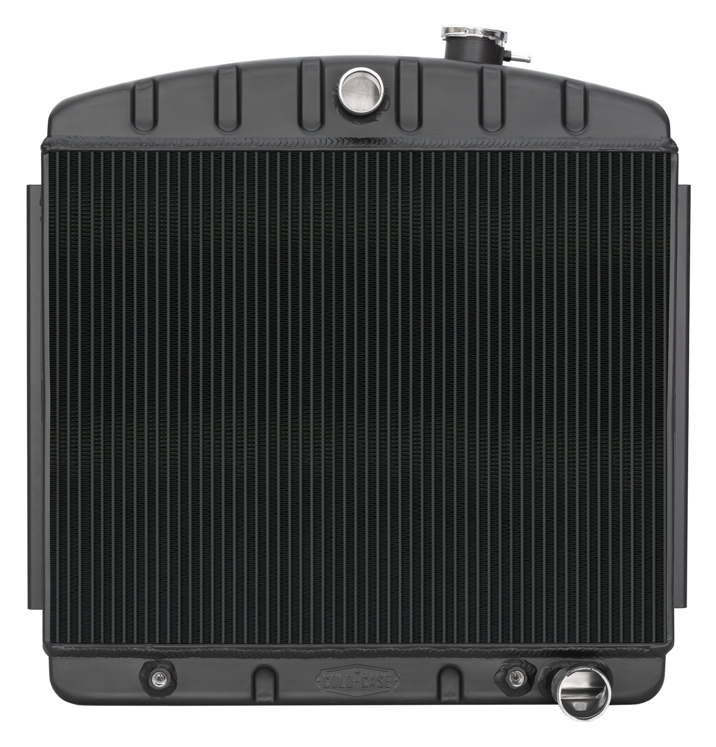 COLD-CASE Radiators 55 56 Chevy Radiator 6 Cylinder Black Radiators CHT563AB