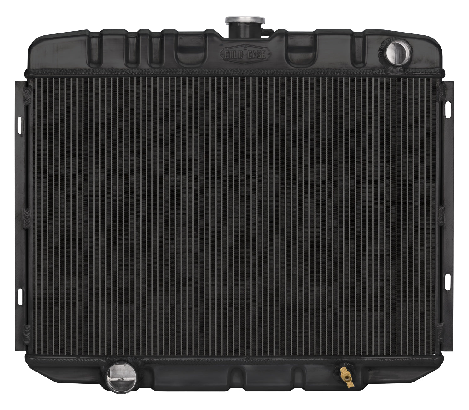 COLD-CASE Radiators 67 70 Mustang Radiator Big Block Man Transmission Blk Radiators FOM588B