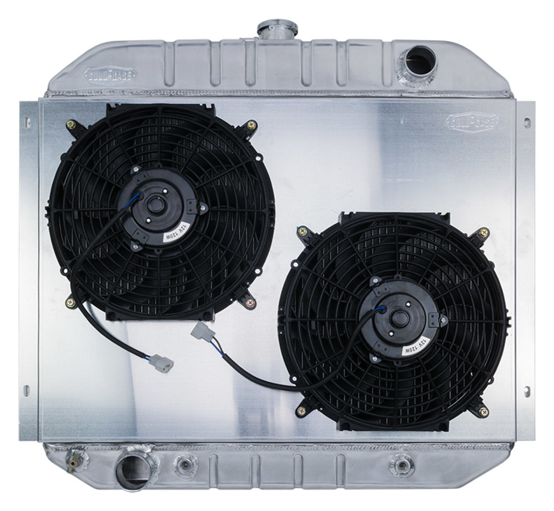 COLD-CASE Radiators 66 79 Ford Truck Bronco Radiator And Fan Radiators FOT575AK