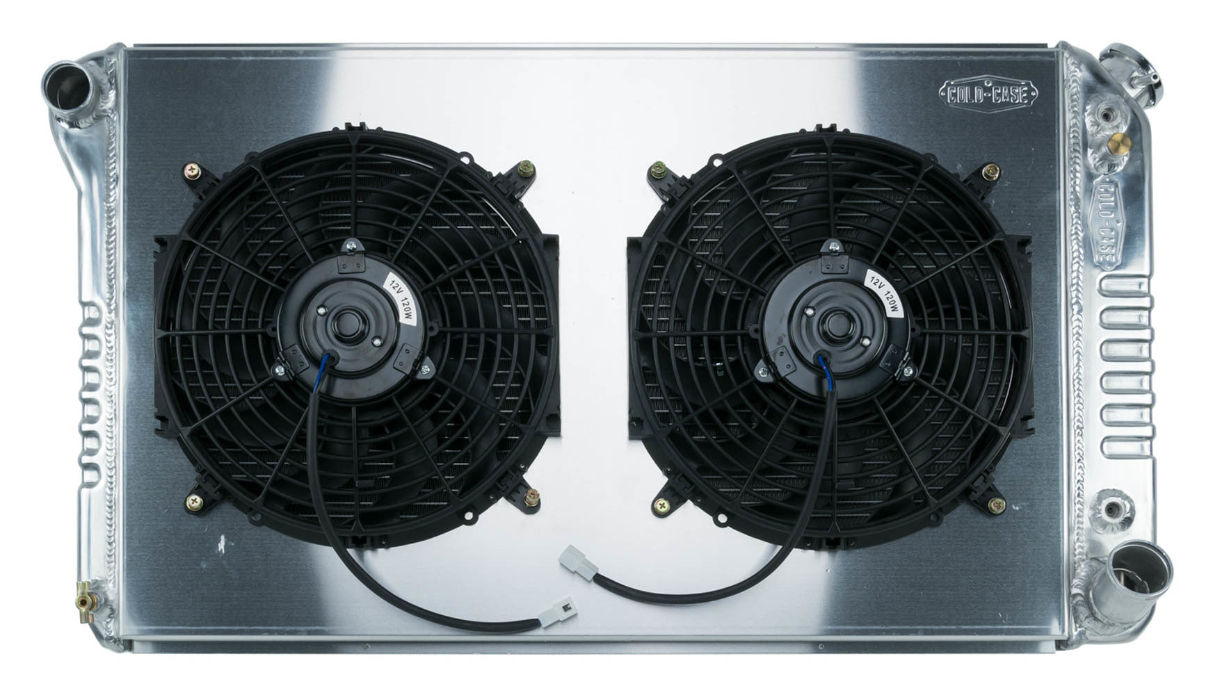 COLD-CASE Radiators 67 76 GM P/U Radiator Withdual 14In Fan Kit Radiators GMT558ASK