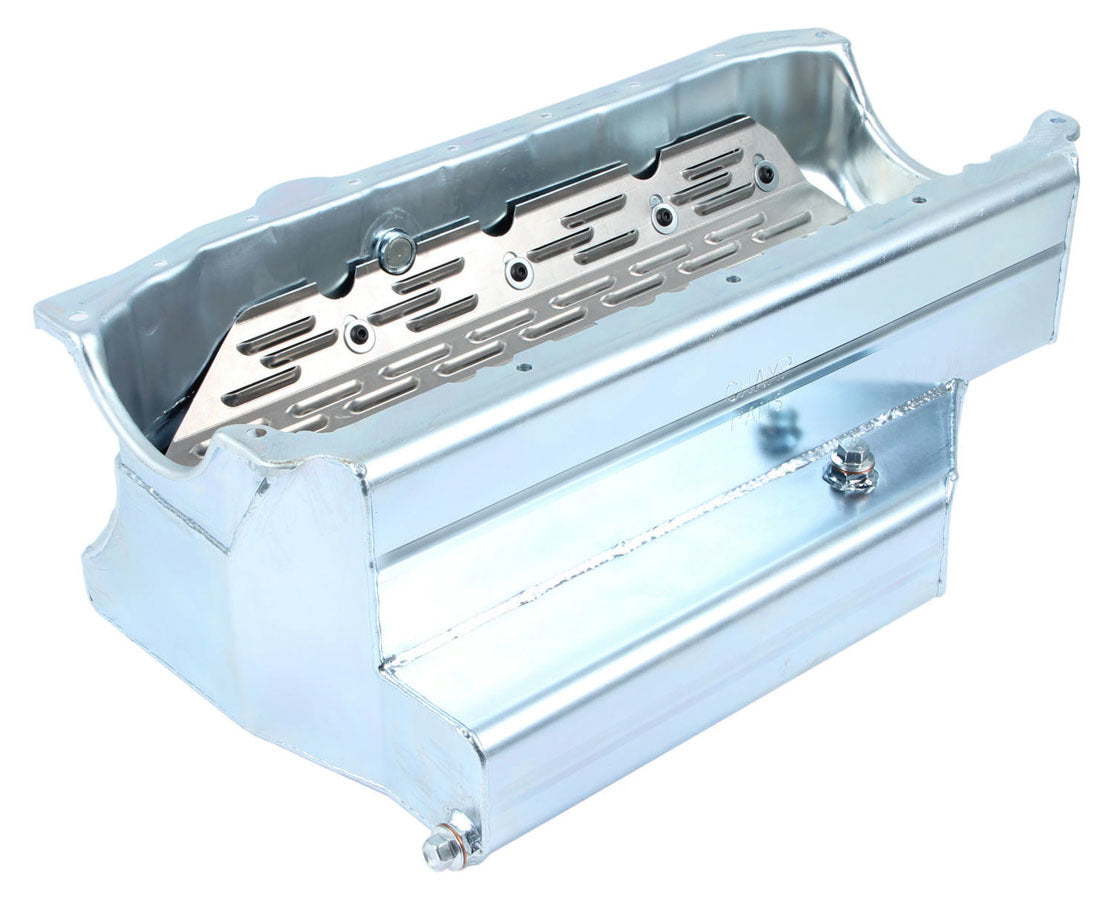 Champ Pans CP102KO Engine Oil Pan, Pro Series, Rear Sump, 10 qt, 7 in Deep, Steel
