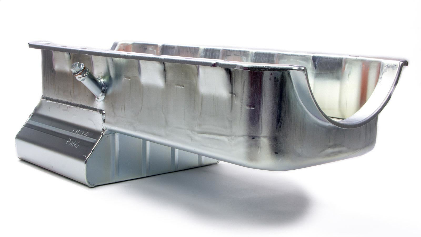 Champ Pans CP208LT Engine Oil Pan, Street / Strip, Rear Sump, 8 qt, 8 in Deep, Steel