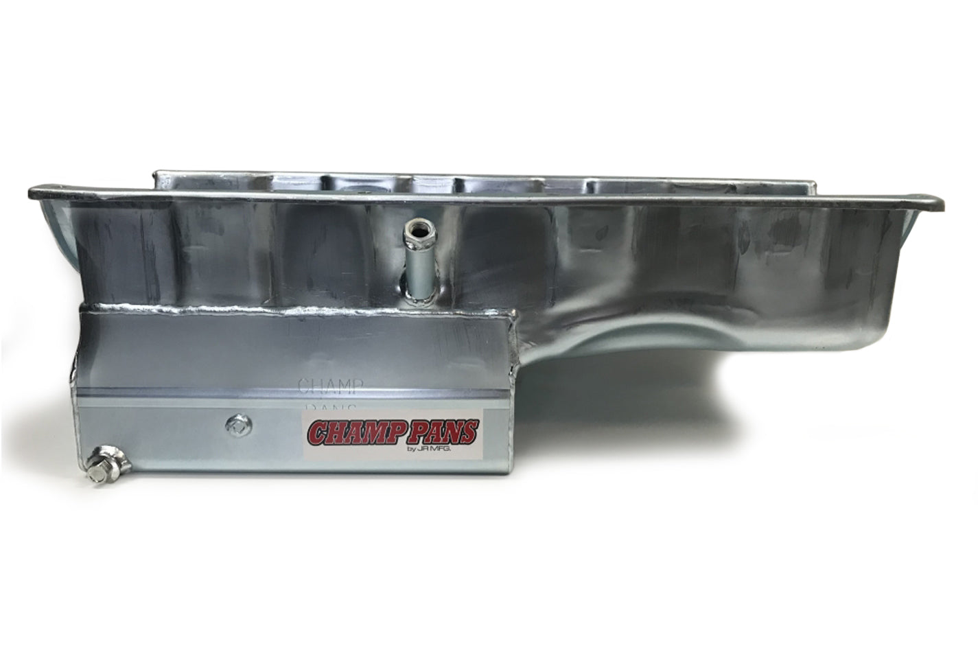 Champ Pans CP211 Engine Oil Pan, Claimer Pan, Rear Sump, 8 qt, 8 in Deep, Louvered Windage Tray