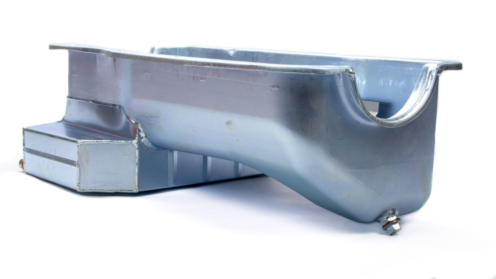 Champ Pans CP351LT Engine Oil Pan, Circle Track, Rear Sump, 8 qt, 7 in Deep, Steel