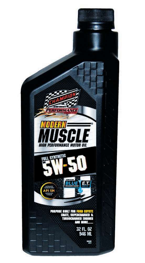 Champion Oil CHO4403H Motor Oil, Modern Muscle, 1 qt Bottle, Each
