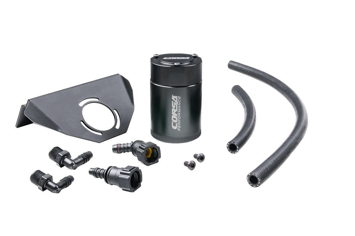 Corsa Performance 20- Chevy Corvette 6.2L Catch Can Air Oil Separator Tank CC0005