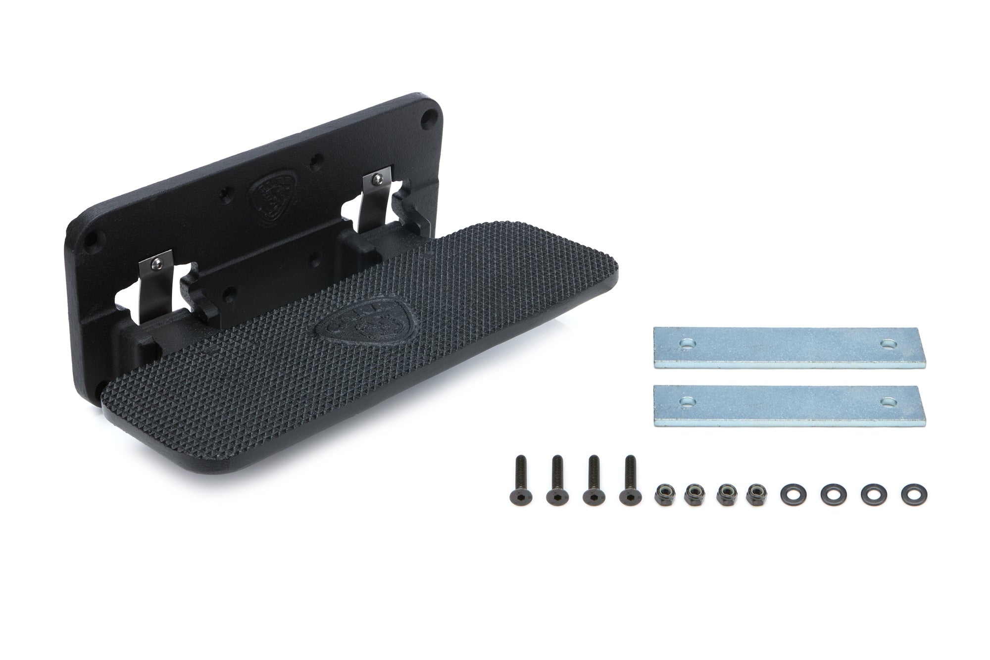 Carr Truck Steps and Components Mega Step Flat Mount Black Powder Coat 190001