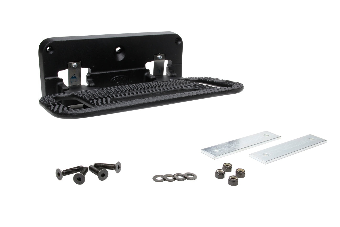 Carr Truck Steps and Components HD Mega Step Flat Mount No Light Black Powder 194001