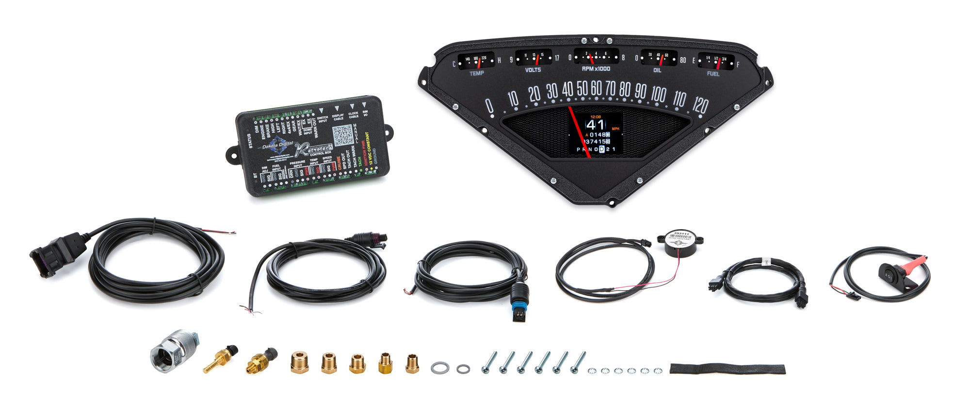 Dakota Digital 1955-59 Chevy Truck RTX Instrument System RTX-55C-PU-X