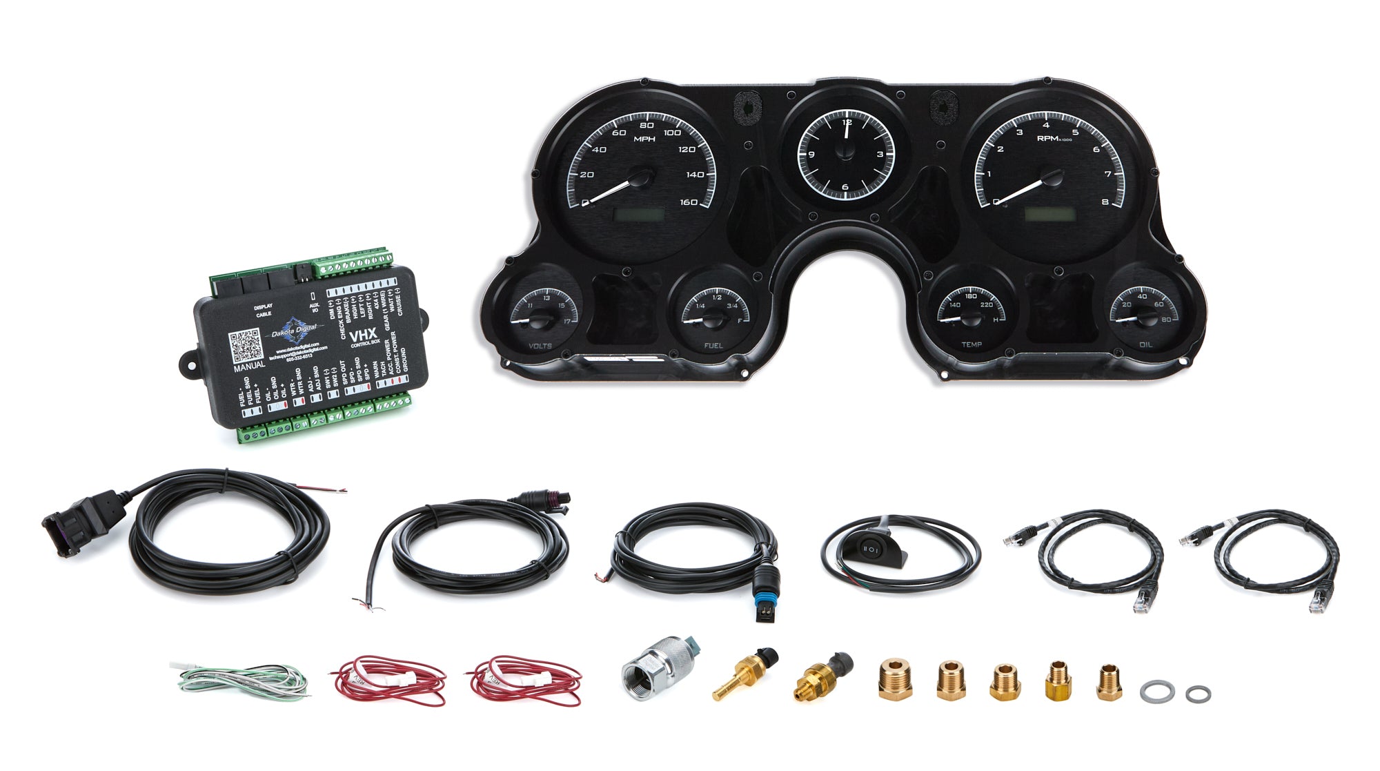 Dakota Digital 1967-72 Chevy Truck VHX Instrument System VHX-67C-PA-K-W