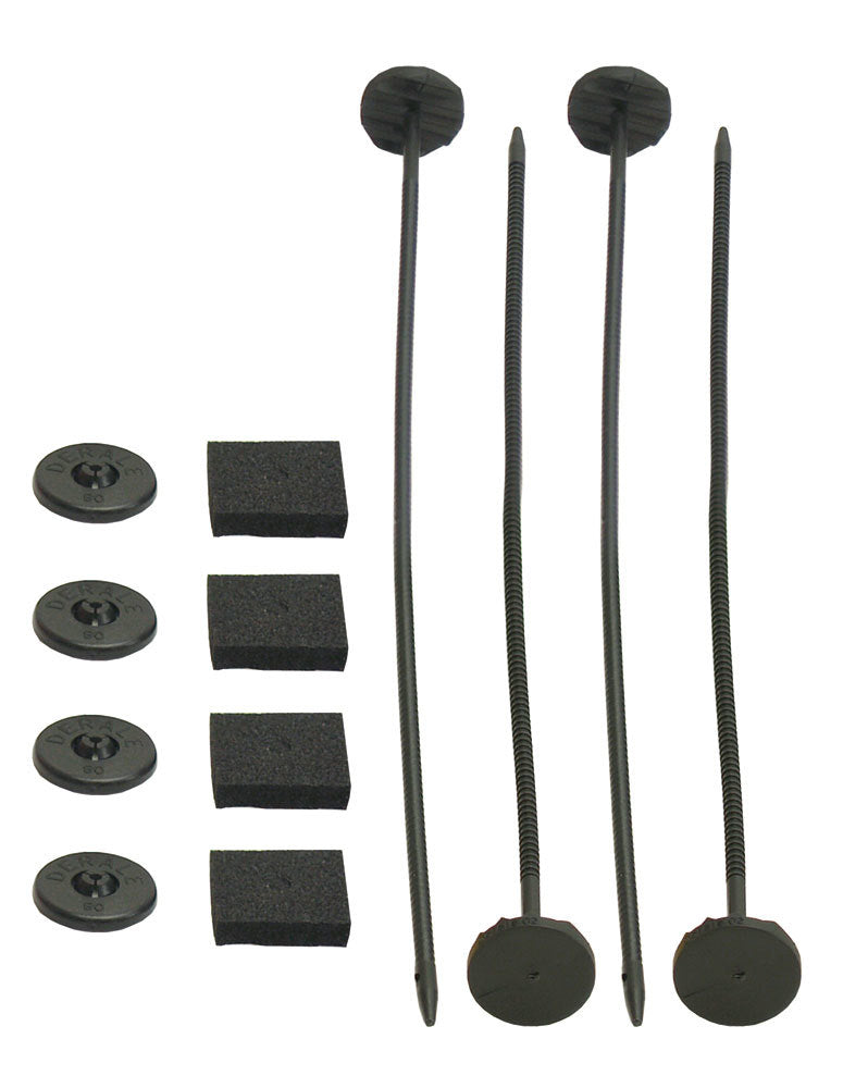 Derale Insta-Mount Plastic Rods Electric Fan Mounting Brackets 13001