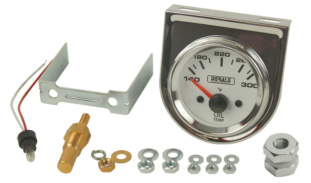 Derale Trans Temperature Gauge Kit Analog Gauges 13009