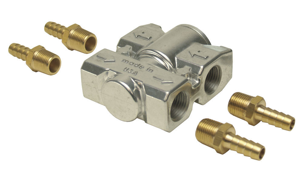 Derale Fluid Control Thermostat Kit 3/8in NPT Engine Oil Thermostats 13011