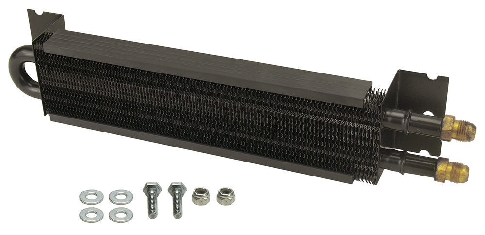 Derale Frame Rail Cooler 12in Long AN-6 Inlets Fluid Coolers 13223