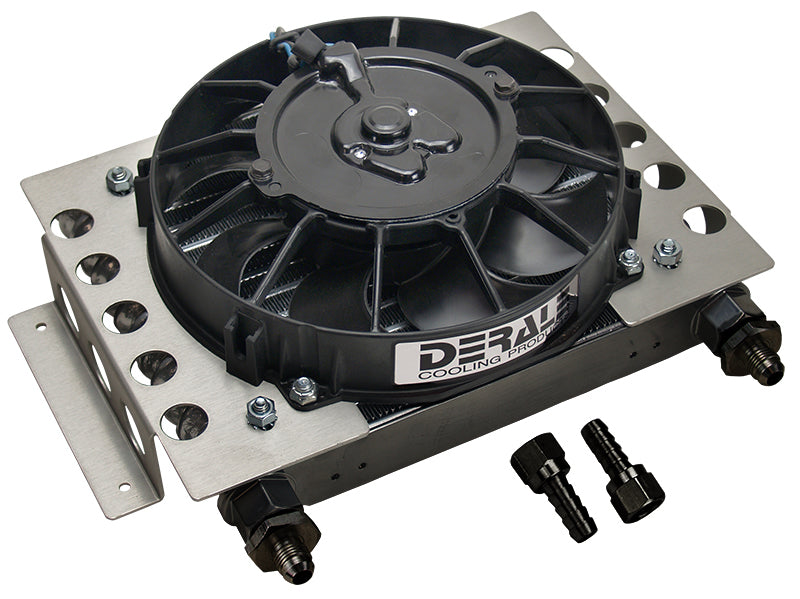 Derale Remote Oil Cooler w/Fan Fluid Coolers 13750
