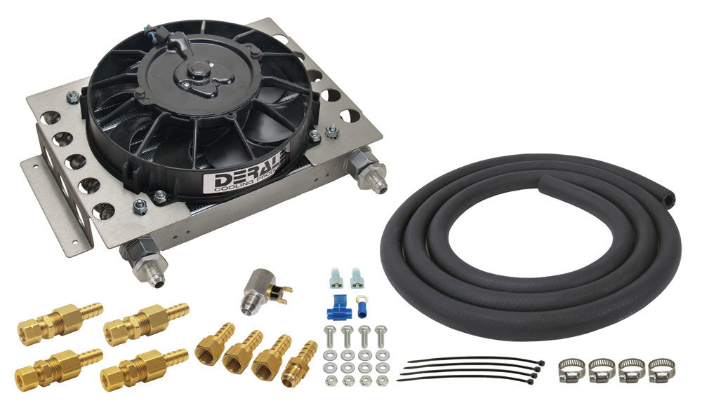 Derale Atomic-Cool Cooler Kit 6an Inlets Fluid Coolers 13950