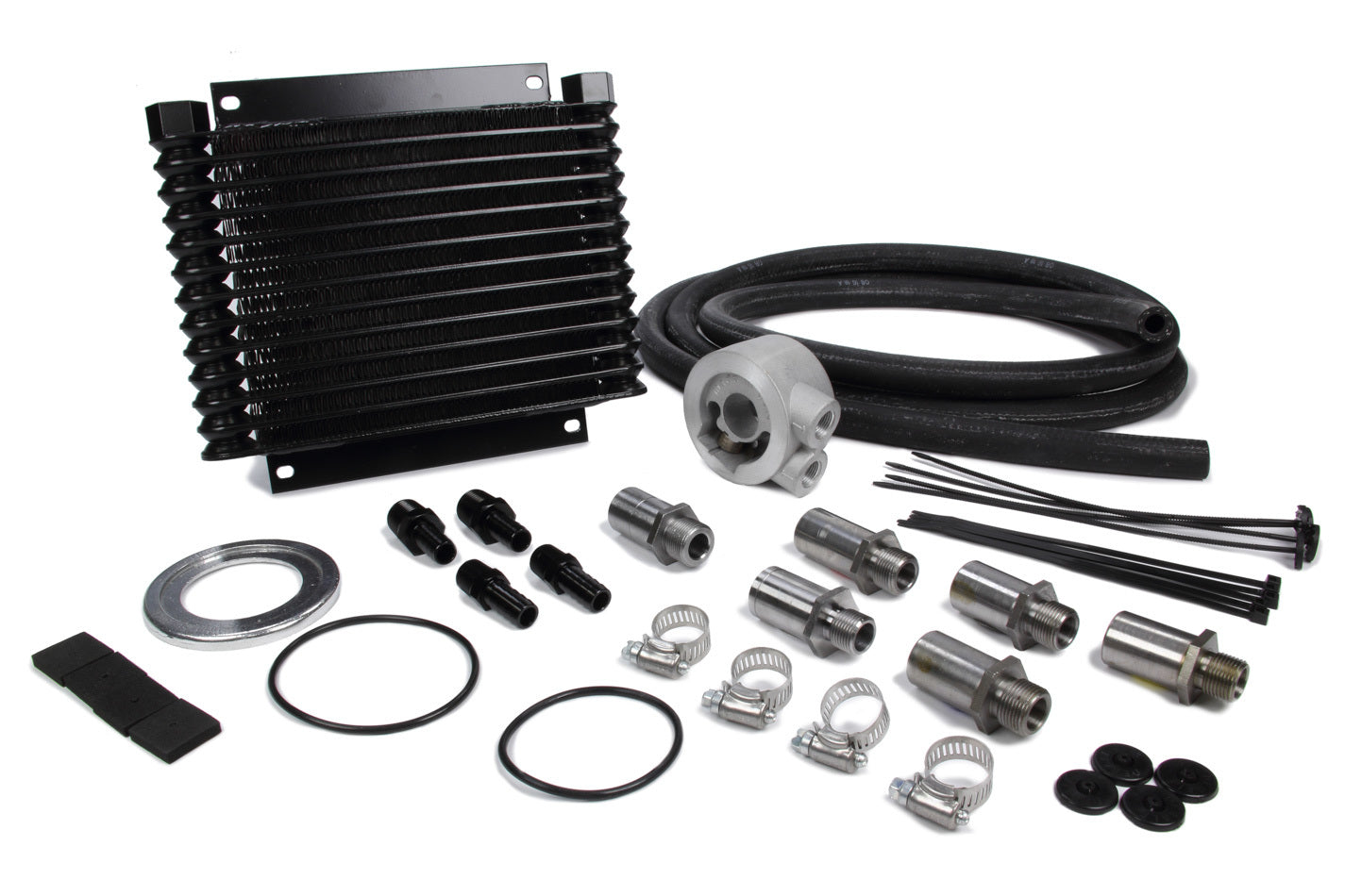 Derale Plate & Fin Engine Oil C ooler Kit Fluid Coolers 15405