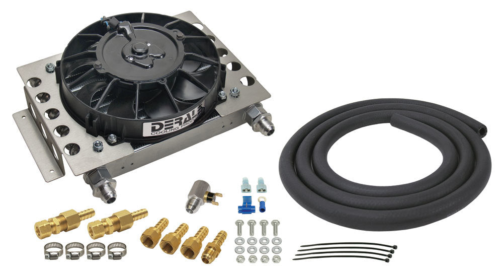 Derale Atomic-Cool Cooler Kit 8an Inlets Fluid Coolers 15950