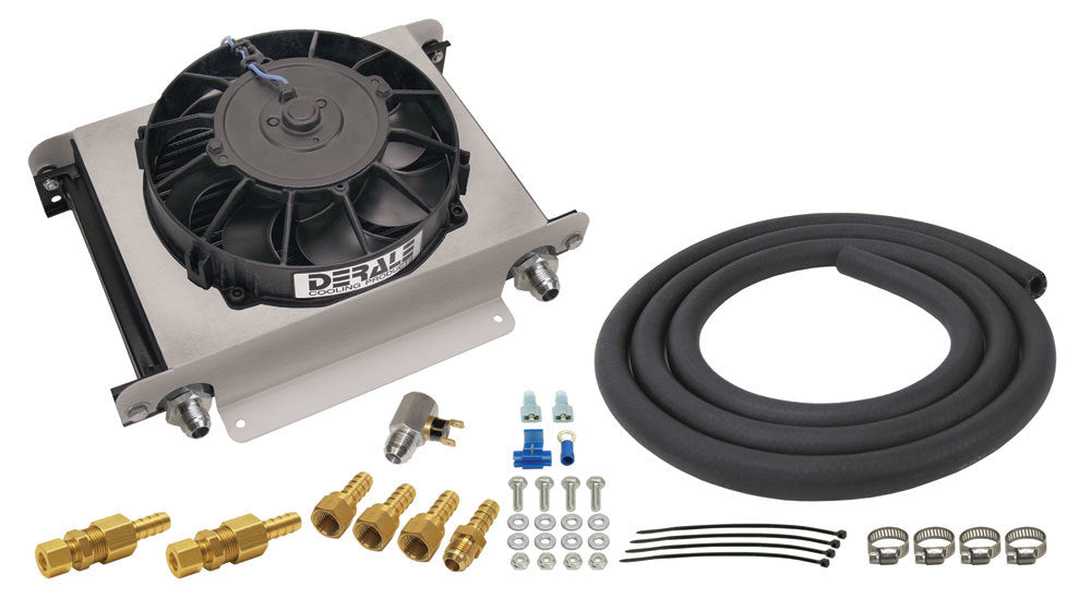Derale Hyper-Cool Trans Cooler Kit -8an Fluid Coolers 15960