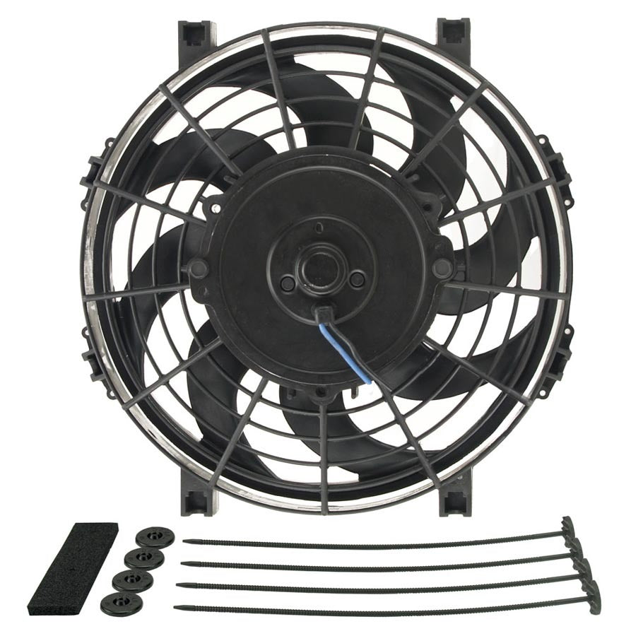 Derale 9in Tornado Electric Fan w/Standard Mounting Kit Cooling Fans - Electric 16619